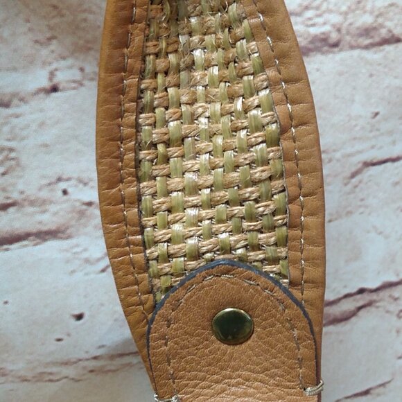 Fossil Multicolor Leather/Canvas/Straw Handbag - Picture 11 of 12